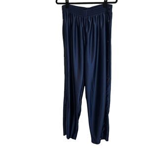 Vtg Nike Tear Away Pants Mens Size XL Blue Snap Warmup Track Basketball 90s